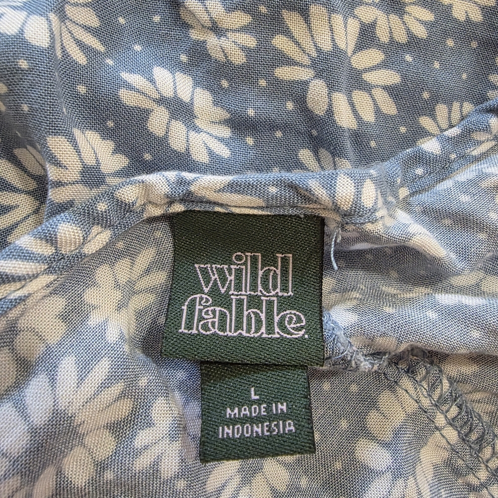 wild fable Blue and White Daisy Print Sundress - Picture 4 of 7